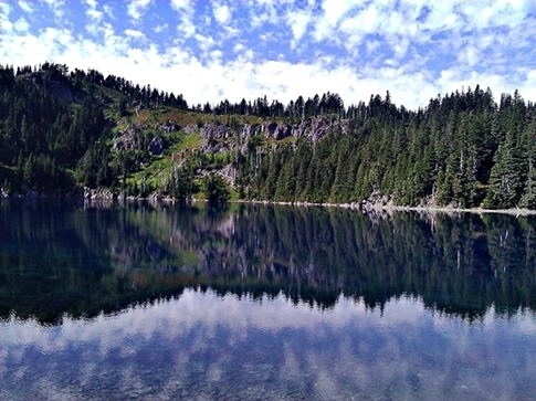 Summit Lake near Mt Rainier, Washington